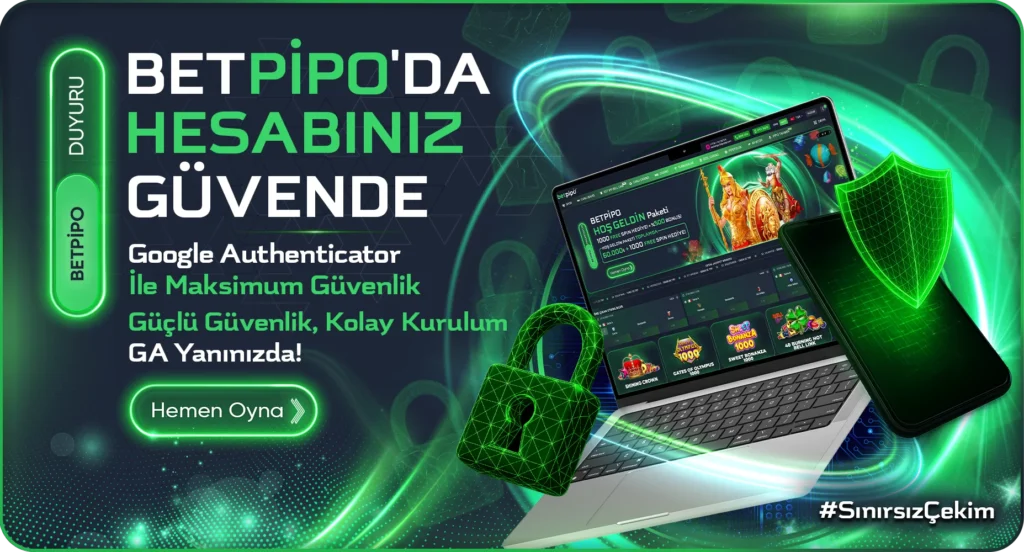 Betpipo da Hesabınız Güvende